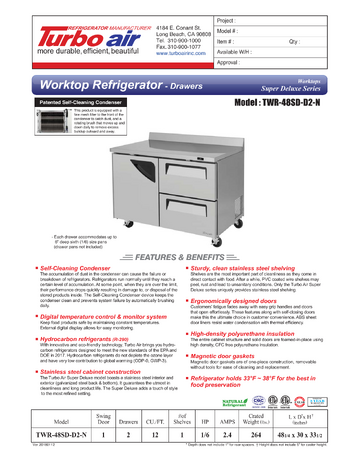 Spec Sheet