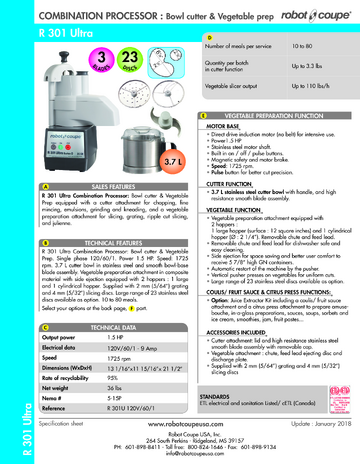 Spec Sheet