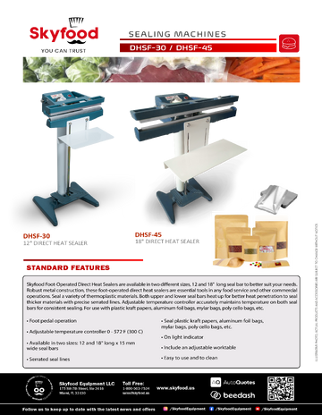 Spec Sheet
