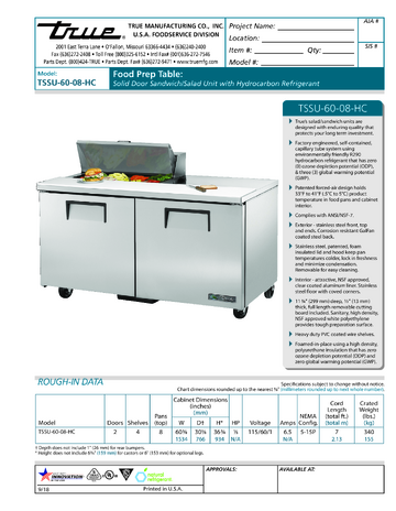 Spec Sheet