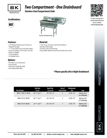 Spec Sheet