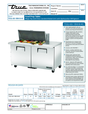 Spec Sheet