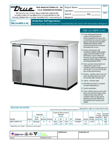 Spec Sheet
