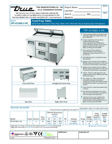 Spec Sheet