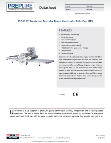 Spec Sheet