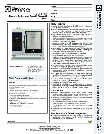 Spec Sheet