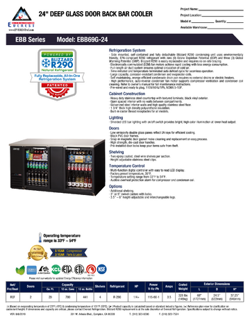Spec Sheet