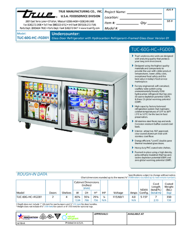 Spec Sheet