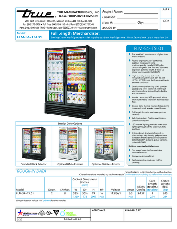 Spec Sheet