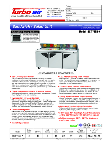 Spec Sheet