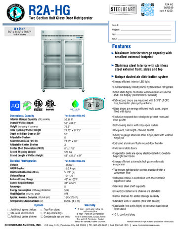 Spec Sheet