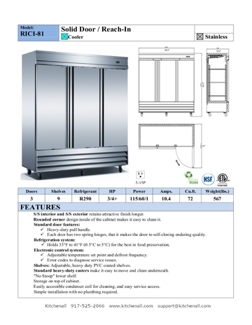 Spec Sheet