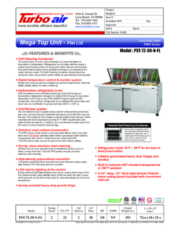 Spec Sheet