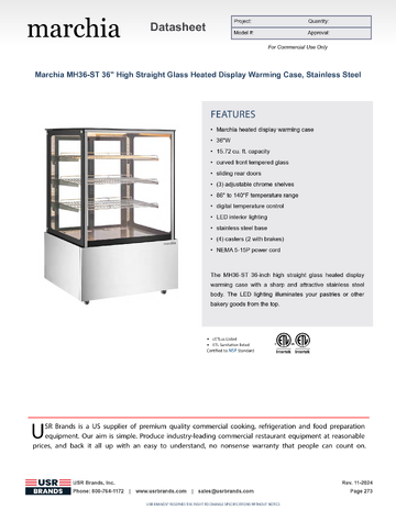 Spec Sheet
