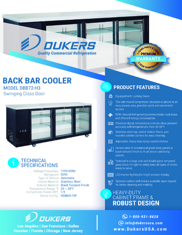 Spec Sheet