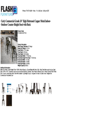 Spec Sheet
