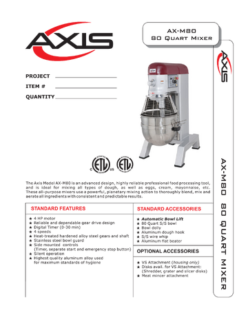 Spec Sheet