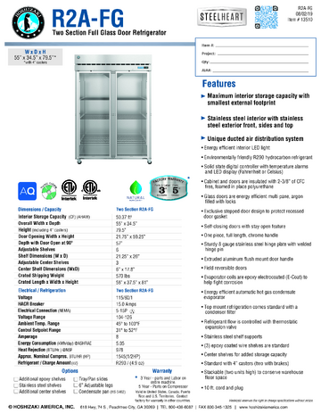 Spec Sheet