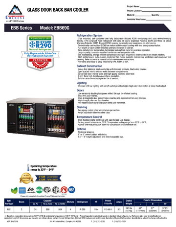 Spec Sheet
