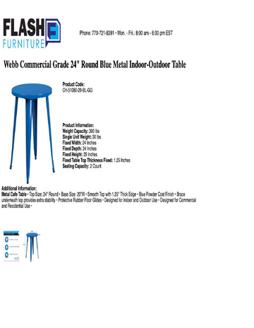 Spec Sheet
