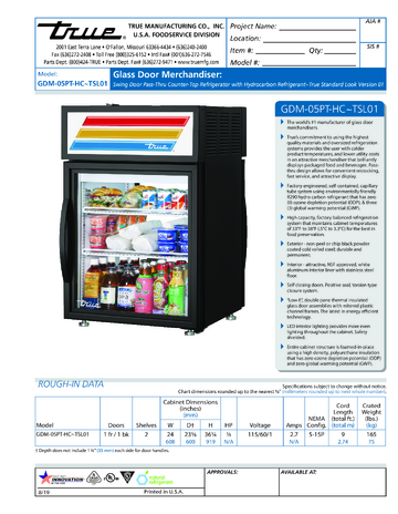Spec Sheet