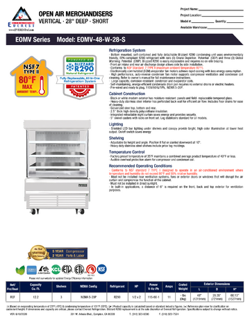 Spec Sheet