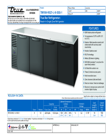 Spec Sheet