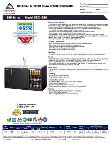 Spec Sheet