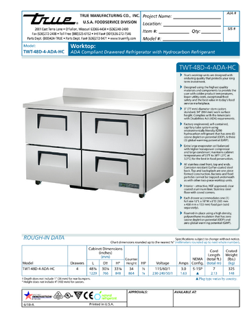 Spec Sheet