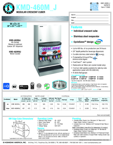 Spec Sheet