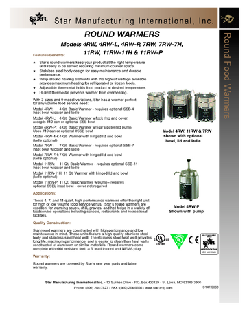 Spec Sheet