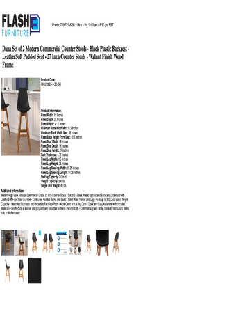Spec Sheet