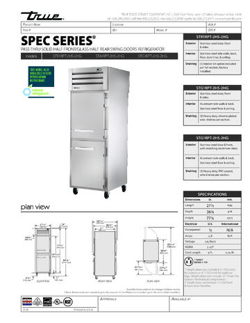 Spec Sheet
