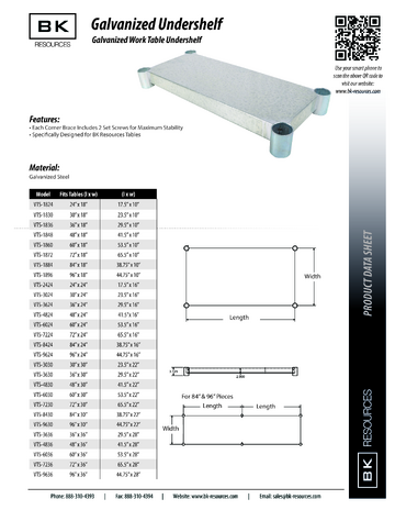 Spec Sheet