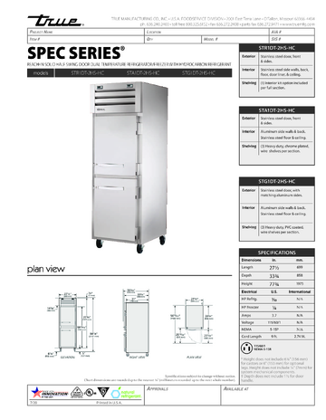 Spec Sheet