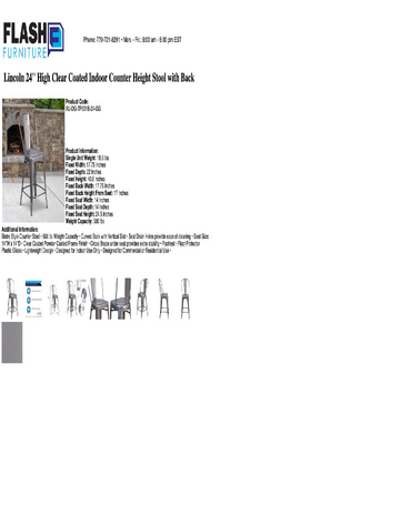Spec Sheet