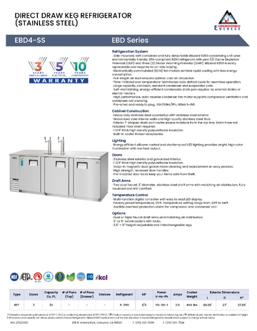 Spec Sheet