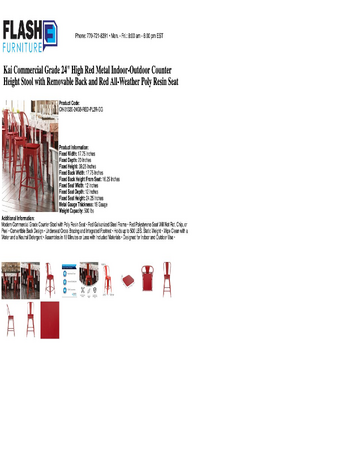 Spec Sheet