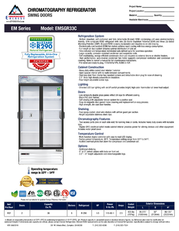 Spec Sheet