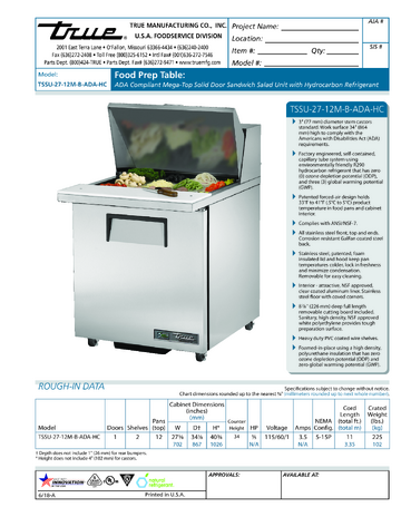 Spec Sheet