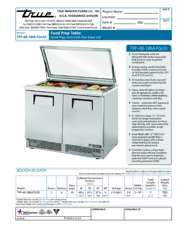 Spec Sheet