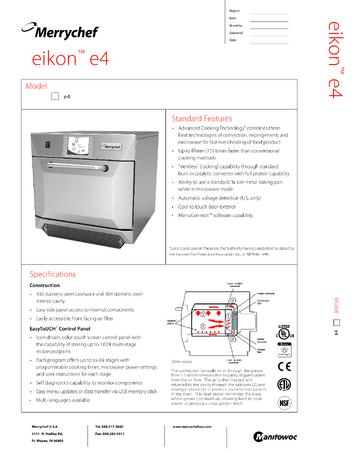 Spec Sheet