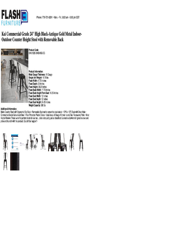 Spec Sheet