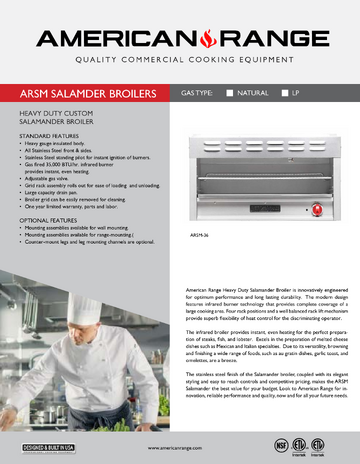 Spec Sheet