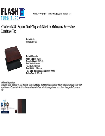 Spec Sheet