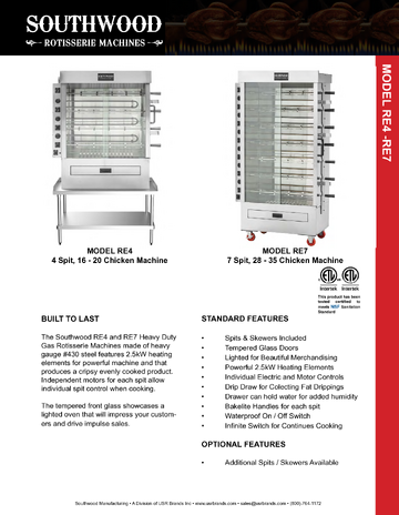 Spec Sheet