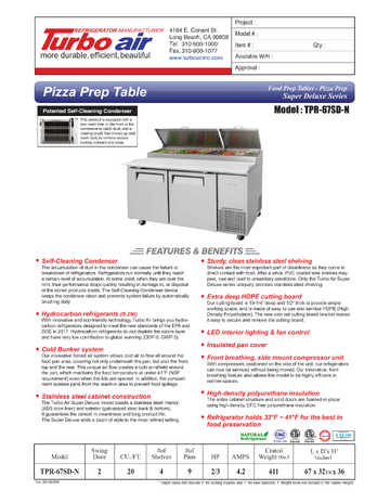 Spec Sheet