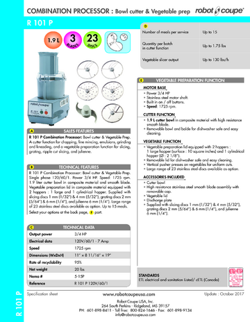 Spec Sheet