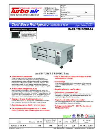 Spec Sheet