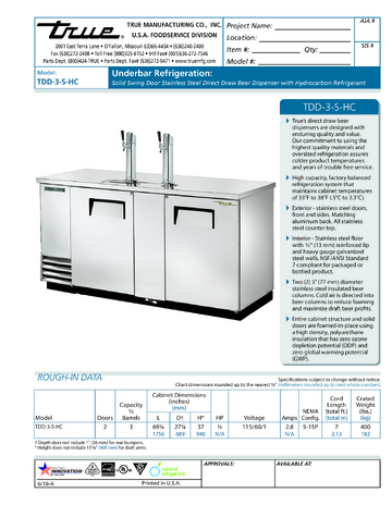 Spec Sheet